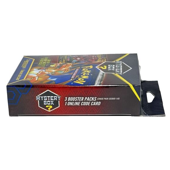 Pokémon TCG Mystery Box Walmart Hanger – 3 Booster Packs SEALED! Chase Cards? - Picture 5 of 8
